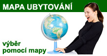 Mapa ubytov�n�