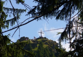 Gipfel des Berges Ostrý