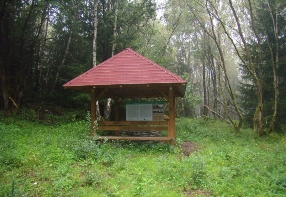 Touristenwetterdach in der Gemeinde Zadní Chalupy