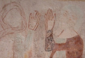 Wandgem�lde in der St. Nikolaus Kirche