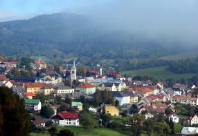 Pohled na Kapersk Hory ze ibeninho vrchu