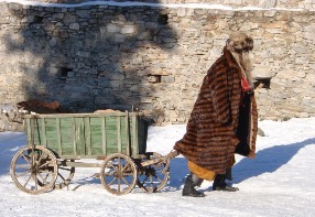 Accompanying programme at Kaperk Castle during winter guided tours in 2010
