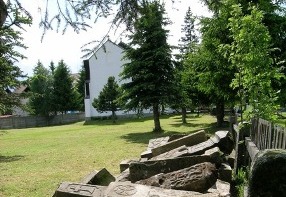 Original cemetery in Kvilda