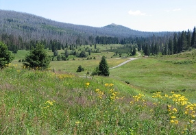 View of Luzn mountain from Beznk