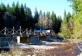 Rechle bridge on the Vydra