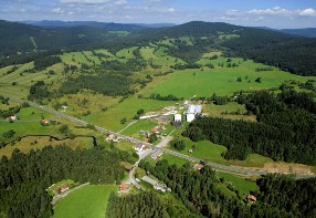 Aerial view of Hlinit