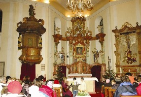 Das Gotteshaus der heiligen hilfreichen Jungfrau Maria vom Stern in Markt Eisenstein  elezn Ruda
