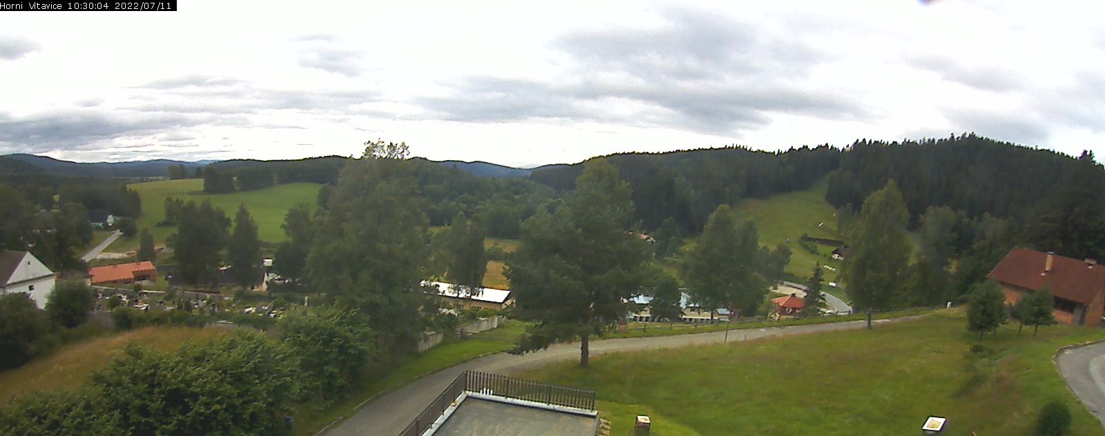 Horní Vltavice – panorama
