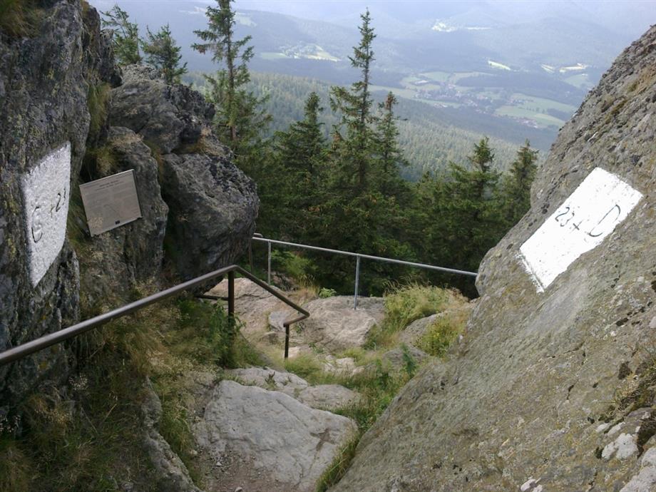 Současná podoba soutěsky s „třiadvacítkami“