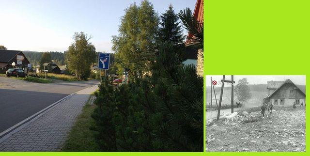 Porovnávací snímky z filmu a pořízené autorem v terénu