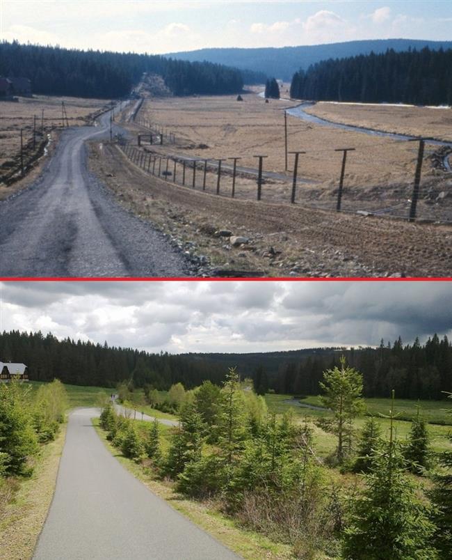 Nad Rybárnou v roce 1990